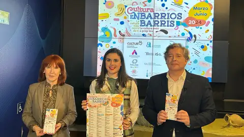 Begoña León, Nayma Beldjilali y Martín Sanz Begoña León, Nayma Beldjilali y Martín Sanz