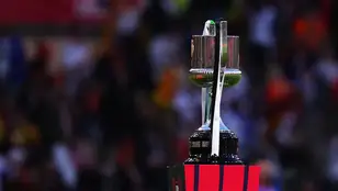 Imagen del trofeo de campeón de Copa del Rey