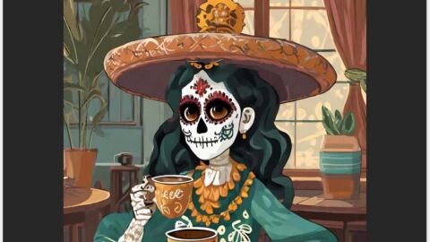 Cartel de "Hablando de la muerte. &iquest;Por qu&eacute; no?"