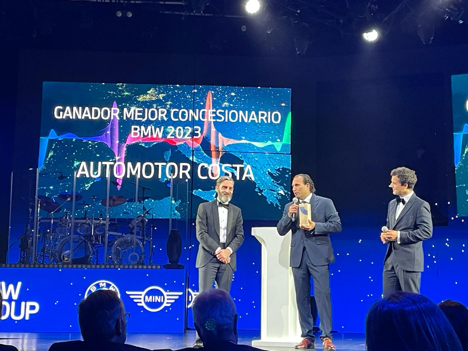 Automotor Costa, elegido mejor concesionario BMW de España Automotor Costa, elegido mejor concesionario BMW de España