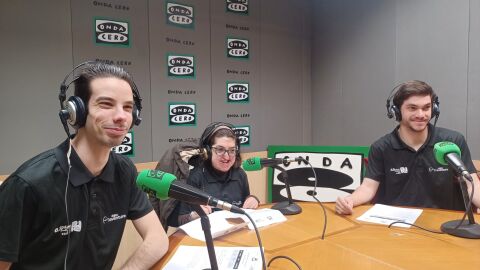 David Tard&iacute;o, Anabel Barroso y Enrique Dom&iacute;nguez