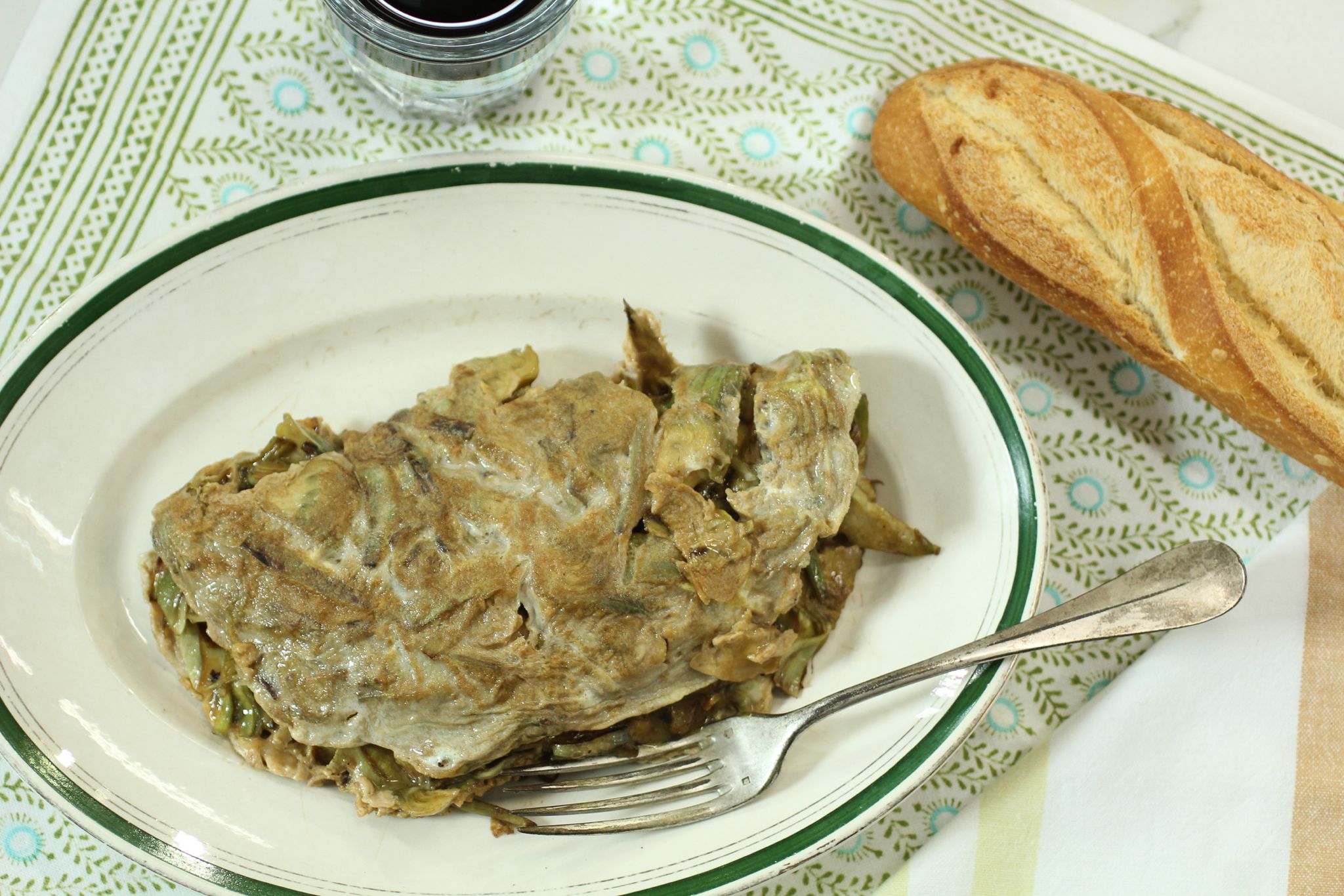 La receta de Robin Food para preparar una tortilla de alcachofas y papada ibérica La receta de Robin Food para preparar una tortilla de alcachofas y papada ibérica