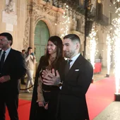 Giorgina e Ilia Topuria, en el Ayuntamiento de Alicante. Giorgina e Ilia Topuria, en el Ayuntamiento de Alicante.