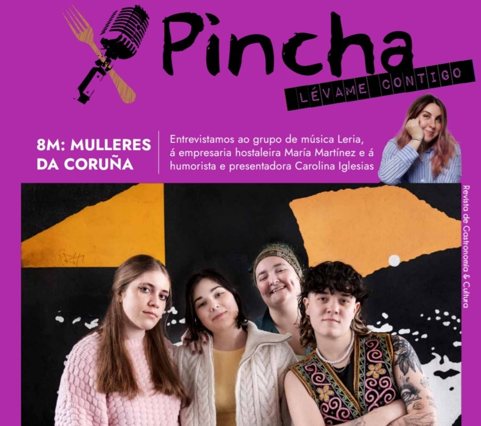 As mulleres protagonizan o marzo gastronómico e cultural da Revista Pincha” As mulleres protagonizan o marzo gastronómico e cultural da Revista Pincha”