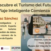 Charla "Descubre el Turismo del Futuro: ¡Tu Viaje Inteligente Comienza Aquí! Charla "Descubre el Turismo del Futuro: ¡Tu Viaje Inteligente Comienza Aquí!