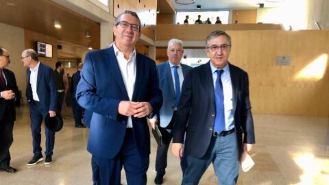 Visita de Rovira a Benidorm en noviembre, donde anunció obras en el Pere María Orts Visita de Rovira a Benidorm en noviembre, donde anunció obras en el Pere María Orts