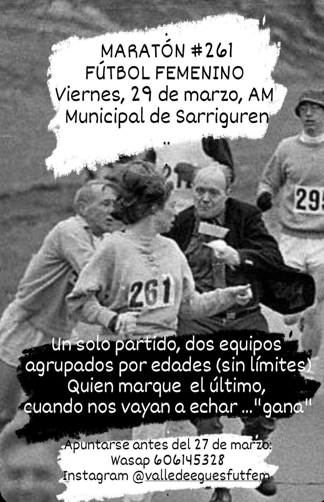 Maratón de Fútbol Femenino con las reglas de la calle el 29 de marzo Maratón de Fútbol Femenino con las reglas de la calle el 29 de marzo
