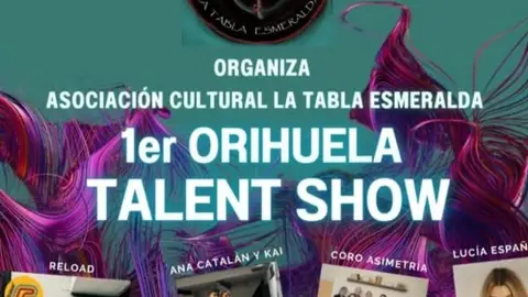 La asociación 'La tabla esmeralda' presenta el primer Orihuela Talent Show La asociación 'La tabla esmeralda' presenta el primer Orihuela Talent Show