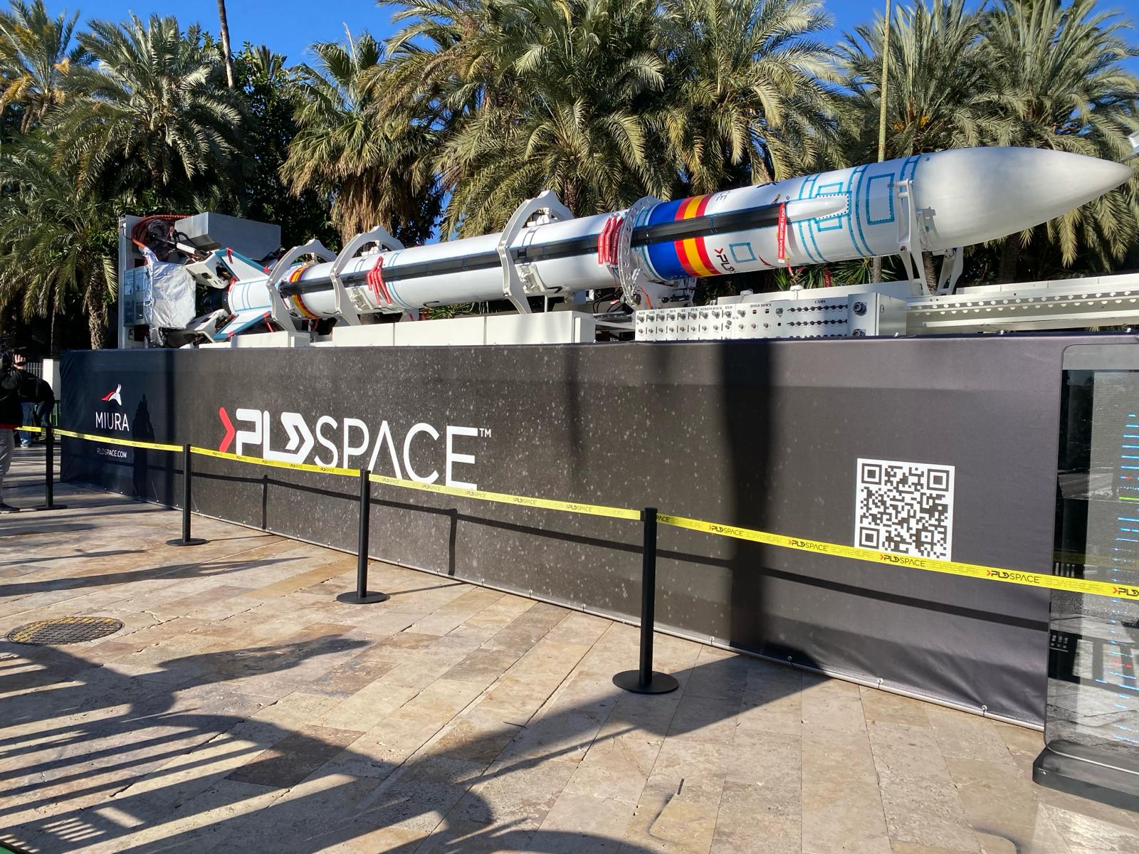 El cohete Miura 1 de PLD Space se exhibe este fin de semana en el Paseo de la Estación de Elche El cohete Miura 1 de PLD Space se exhibe este fin de semana en el Paseo de la Estación de Elche