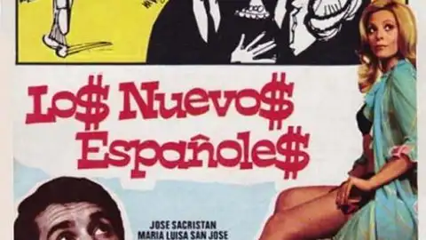Los nuevos españoles, película de oro del Festival de Málaga José Sacristán, María Luisa San José, Amparo Soler Leal, Antonio Ferrandis, Manuel Zarzo, Josele Román, Manuel Alexandre, Rafael Hernández, Montserrat Julió, María Kosty SINOPSIS Una empresa de seguros española es absorbida por una multinacional con sede en los Estados Unidos y sus empleados tendrán que realizar unos cursillos para adaptarse a la nueva situación y objetivos. En tan importante contexto sus esposas también se verán involucradas…