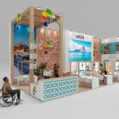 Ibiza se promocionará en la ITB de Berlín con un stand de 112 metros cuadrados inspirados en la Posidonia