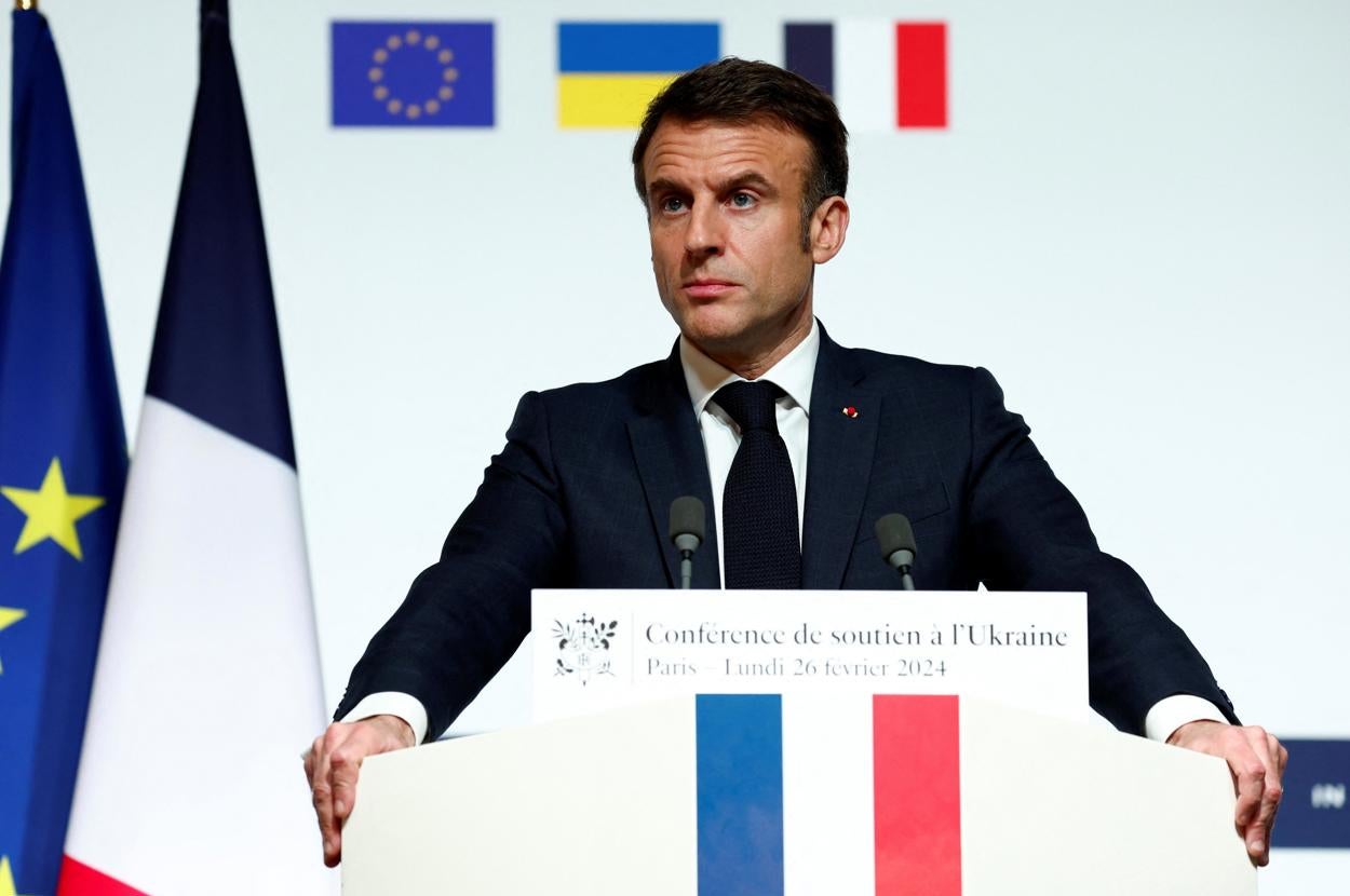 Francia pide a Putin, que señala a Kiev, que no instrumentalice el atentado de Moscú Francia pide a Putin, que señala a Kiev, que no instrumentalice el atentado de Moscú