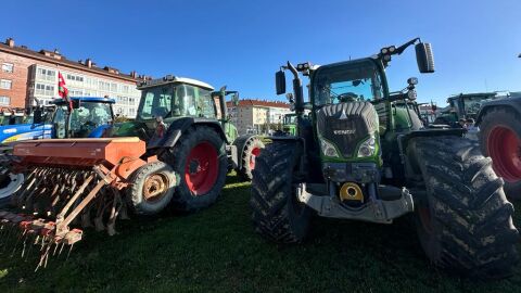 Tractorada en Vitoria