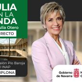 Edición especial de 'Julia en la onda' desde el Salón Pío Baroja del INAP en Pamplona