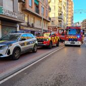 Desalojan a 14 personas en el incendio de una vivienda en Castelló