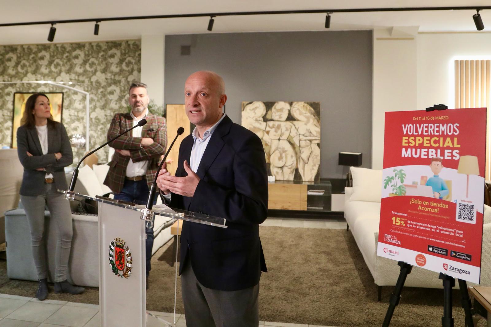 El sector del mueble de Zaragoza impulsa un nuevo 'Volveremos' El sector del mueble de Zaragoza impulsa un nuevo 'Volveremos'