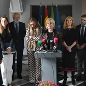 Rueda de prensa celebrada en el Ayuntamiento de Jerez Rueda de prensa celebrada en el Ayuntamiento de Jerez