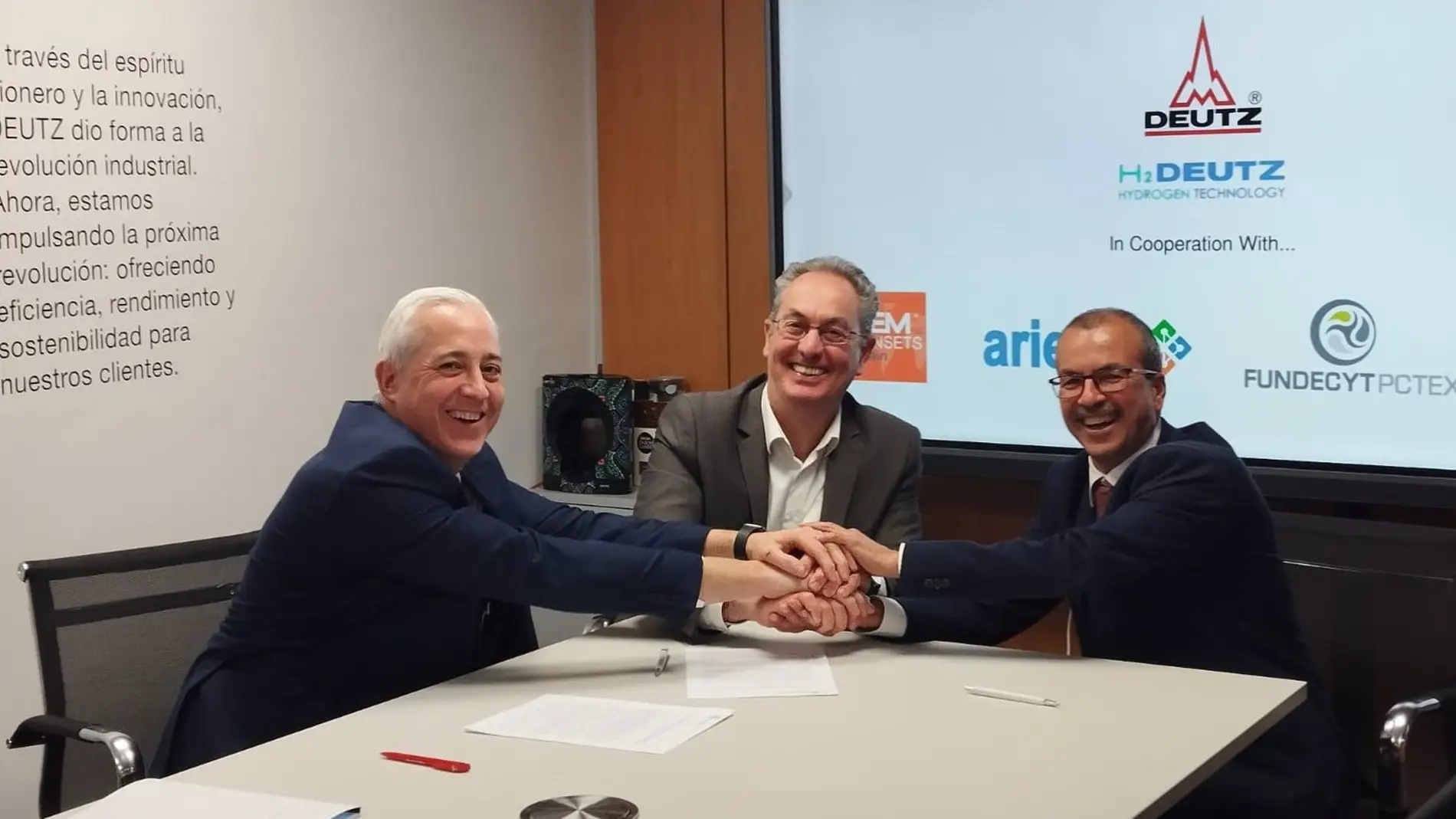 Fundecyt, Deutz Spain, Ariema y Alternativas Energéticas Murcia pondrán en marcha una planta piloto de hidrógeno verde en Zafra