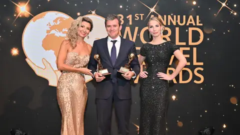 El director de Real Estate, Francisco Moreno, recogió el premio durante la gala celebrada en Berlín El director de Real Estate, Francisco Moreno, recogió el premio durante la gala celebrada en Berlín