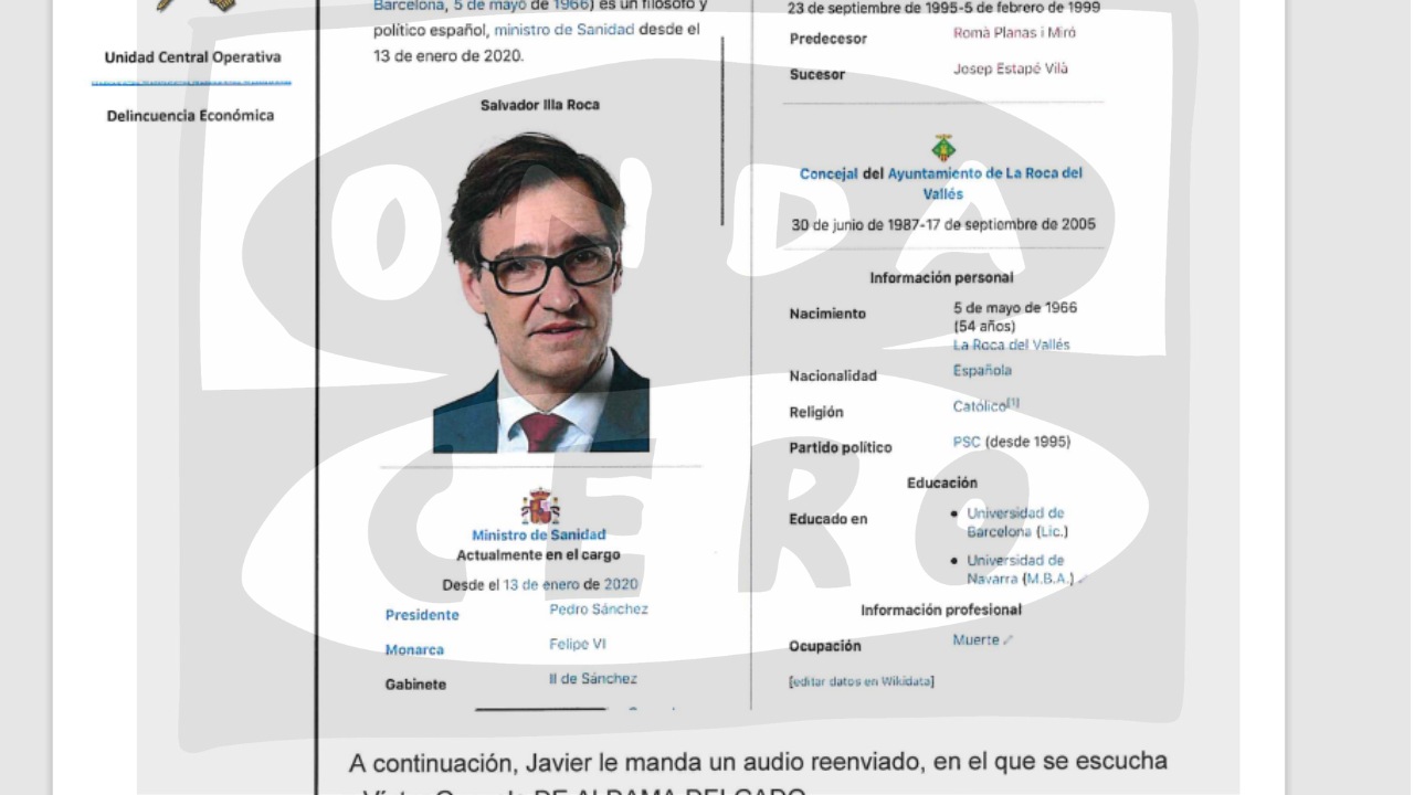 "El ministro ha dado el OK": las conversaciones de la trama Koldo que salpican al exministro Illa "El ministro ha dado el OK": las conversaciones de la trama Koldo que salpican al exministro Illa