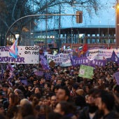 Manifestación convocada por la Comisión 8M en Madrid