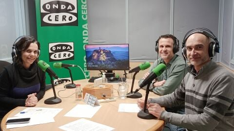 Jos&eacute; Antonio Pareja, presidente de la RSD Alcal&aacute;, en los estudios de Onda Cero Alcal&aacute; de Henares