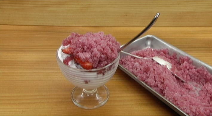 Fresas con helado, la receta de Robin Food dedicada a su madre Marilén Fresas con helado, la receta de Robin Food dedicada a su madre Marilén
