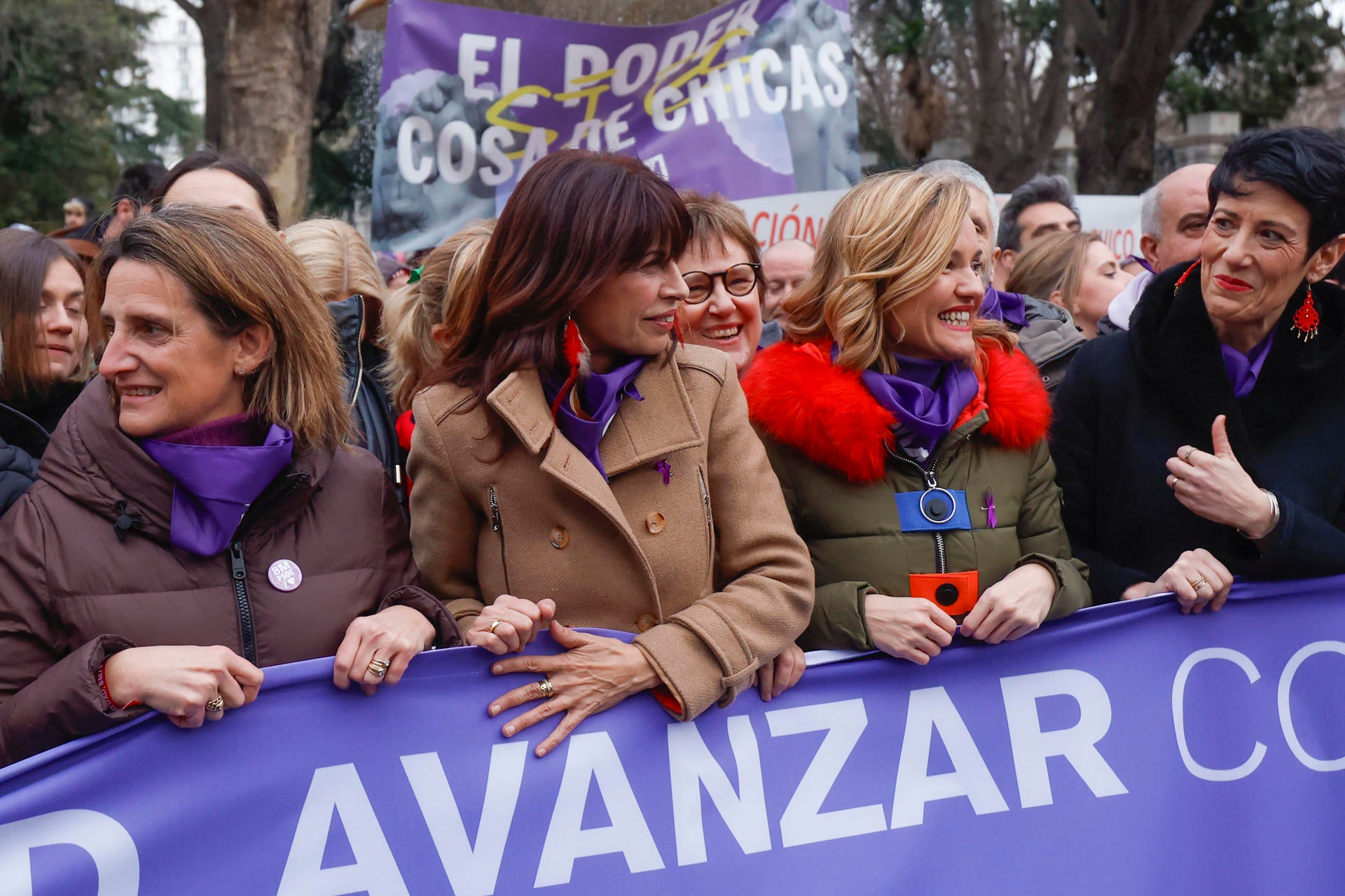 Las imágenes que han marcado las manifestaciones del 8M en España Las imágenes que han marcado las manifestaciones del 8M en España
