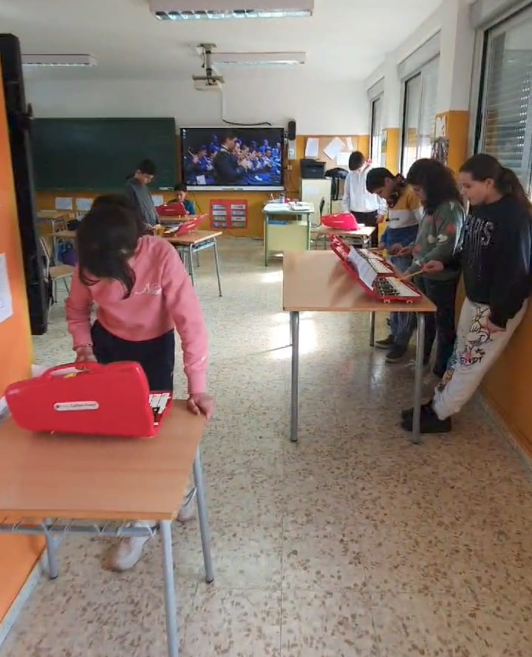Los alumnos de Retuerta ensayan con la Agrupación Musical Santa María de Arahal Los alumnos de Retuerta ensayan con la Agrupación Musical Santa María de Arahal