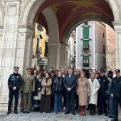 Milagros Tolón o el alcalde de Cuenca, Darío Dolz, han participado en el minuto de silencio 