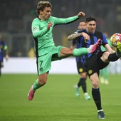 Griezmann y Barrios, listos para la remontada Griezmann y Barrios, listos para la remontada