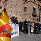 Homenaje a las víctimas del terrorismo en Zaragoza