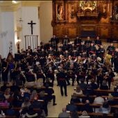 La Agrupación Stmo. Cristo Rey, en su actuación este sábado en San Roque