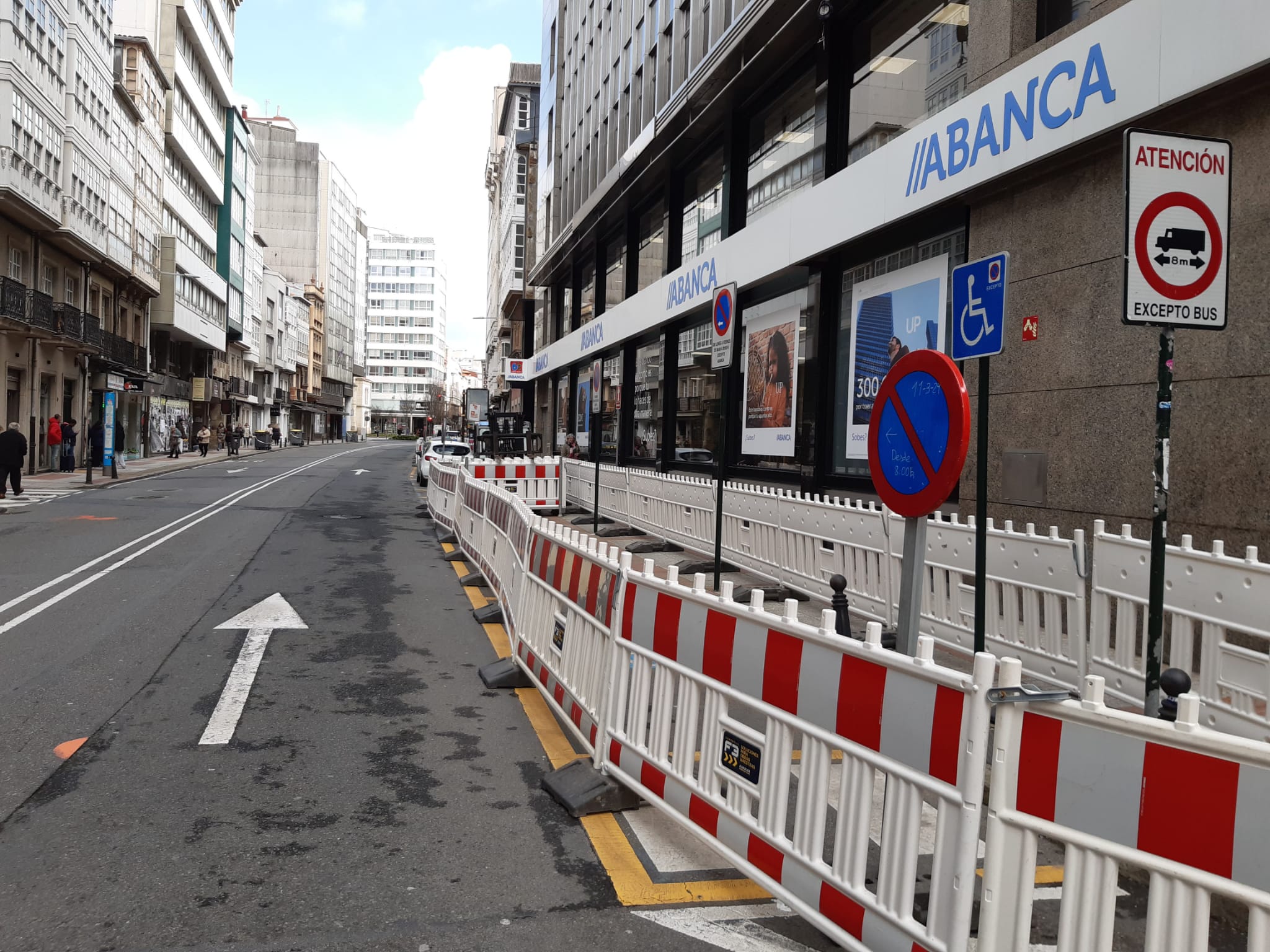 Desde hoy no se puede aparcar entre Santa Catalina y Pórtico de San Andrés Desde hoy no se puede aparcar entre Santa Catalina y Pórtico de San Andrés