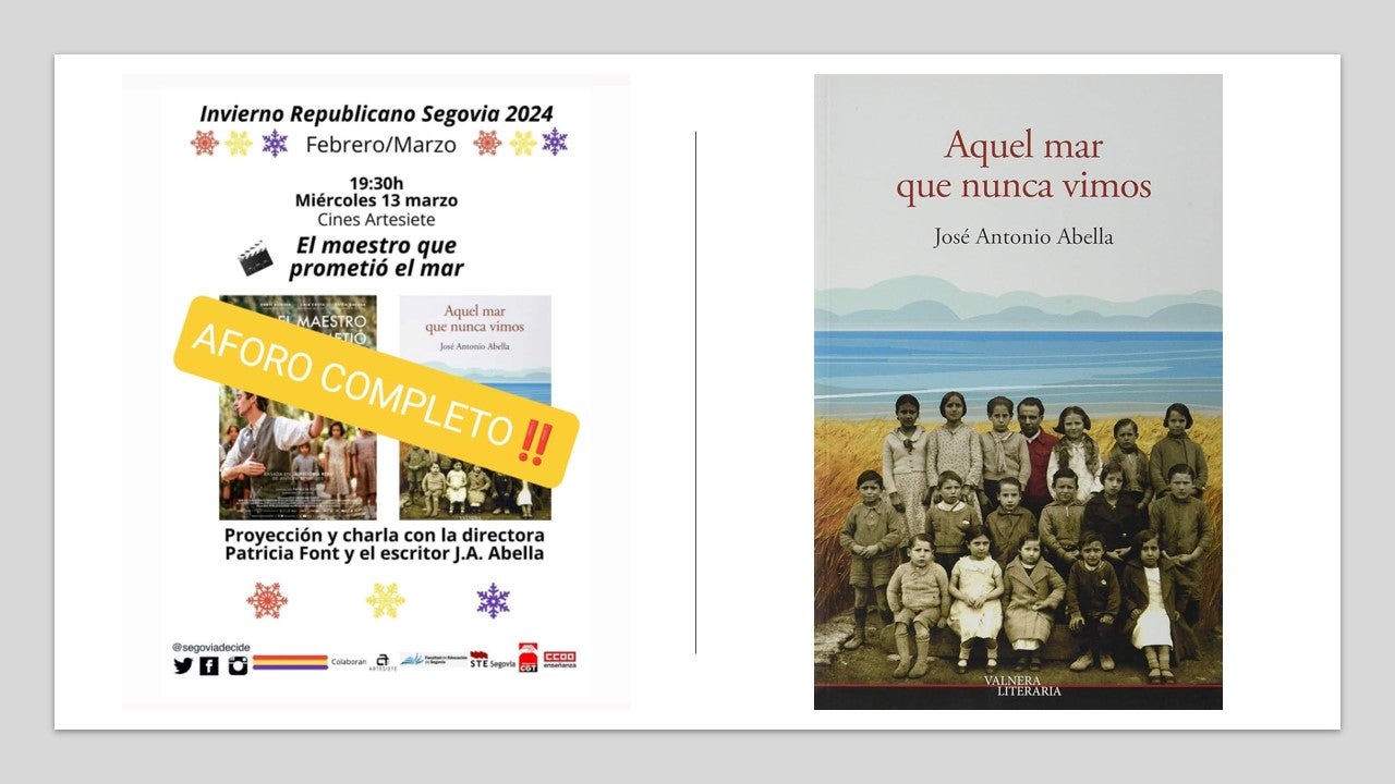 400 personas completan hoy el aforo de ‘El maestro que prometió del mar’, en la Primavera Republicana 400 personas completan hoy el aforo de ‘El maestro que prometió del mar’, en la Primavera Republicana