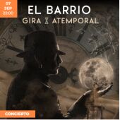 El Barrio actuará en la Plaza de Toros de Almería el 7 de septiembre