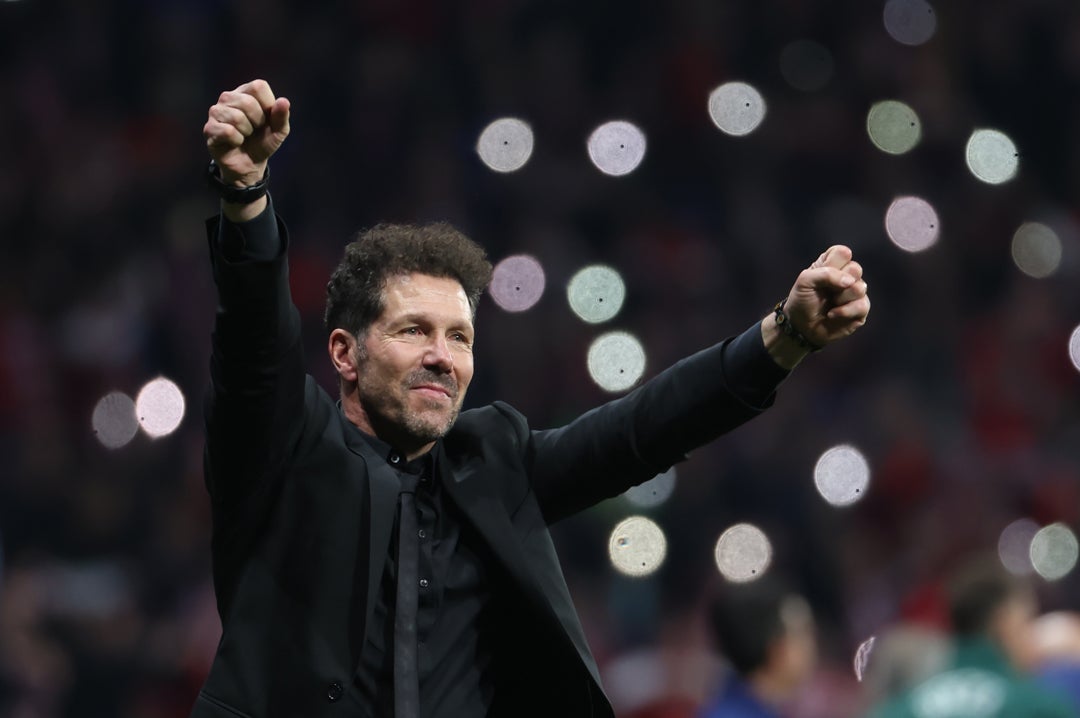 Simeone: "El estadio nos llevó al triunfo" Simeone: "El estadio nos llevó al triunfo"