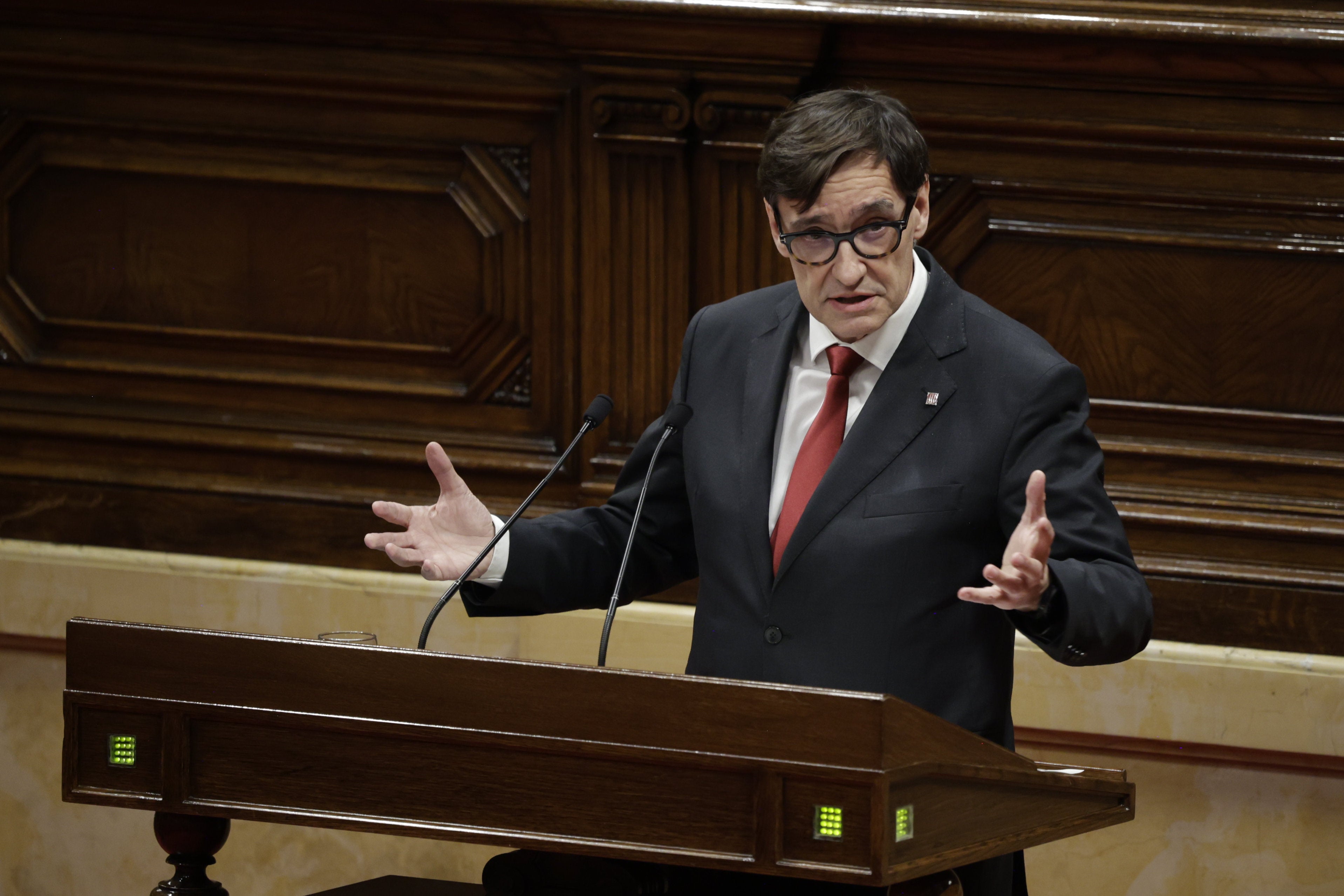 Salvador Illa, sobre Puigdemont: "Hay personas que representan un pasado que no ha sido bueno para Cataluña" Salvador Illa, sobre Puigdemont: "Hay personas que representan un pasado que no ha sido bueno para Cataluña"