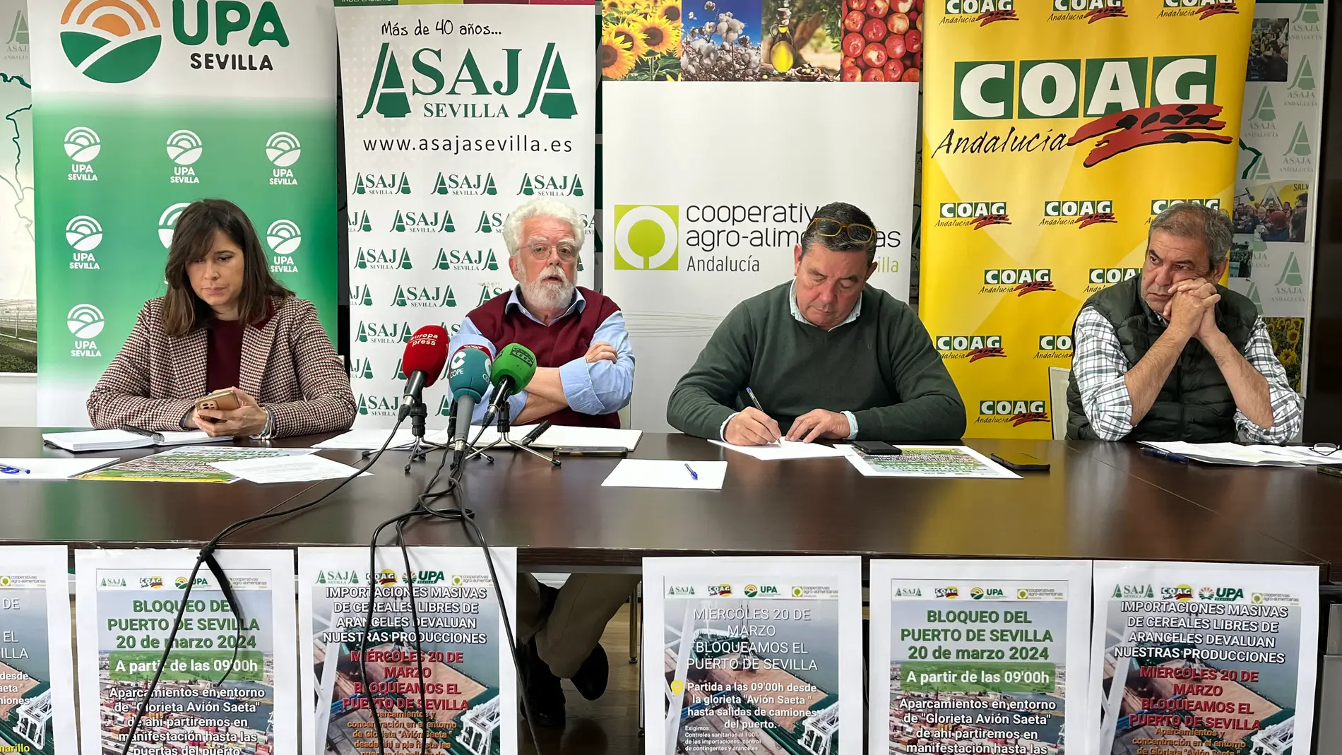 Asaja, Coag, Upa y Cooperativas Agroalimentarias anuncian la movilización del miércoles 20