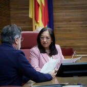 Archivo. Llanos Massó, presidenta de Les Corts Valencianes.