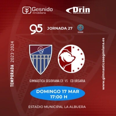 La Segoviana recibe al Ursaria con la intención de romper una racha de tres jornadas sin victoria La Segoviana recibe al Ursaria con la intención de romper una racha de tres jornadas sin victoria