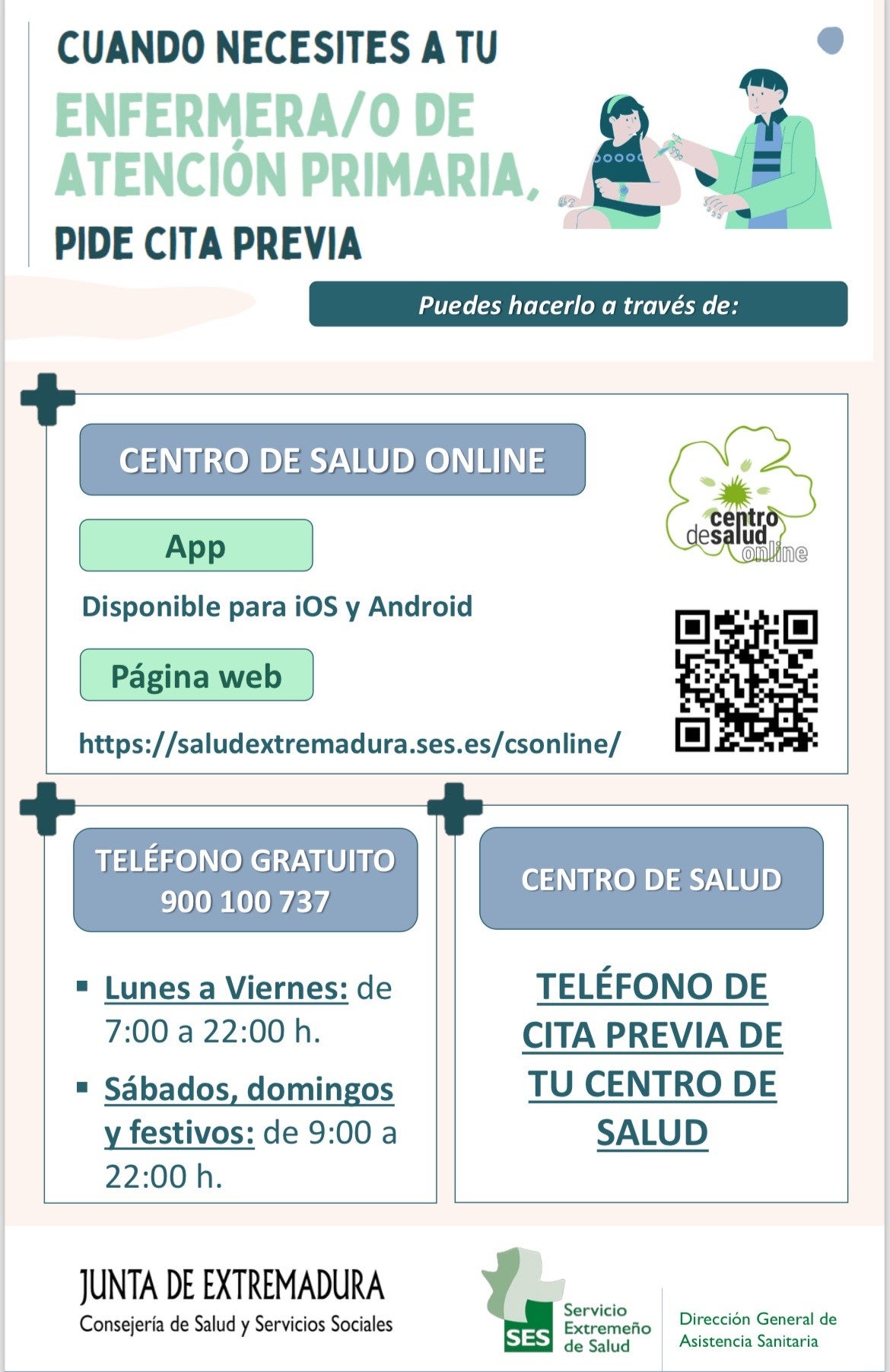 Un total de 2.898 usuarios solicitan la cita previa de Enfermería en las primeras 24 horas de su puesta en marcha Un total de 2.898 usuarios solicitan la cita previa de Enfermería en las primeras 24 horas de su puesta en marcha