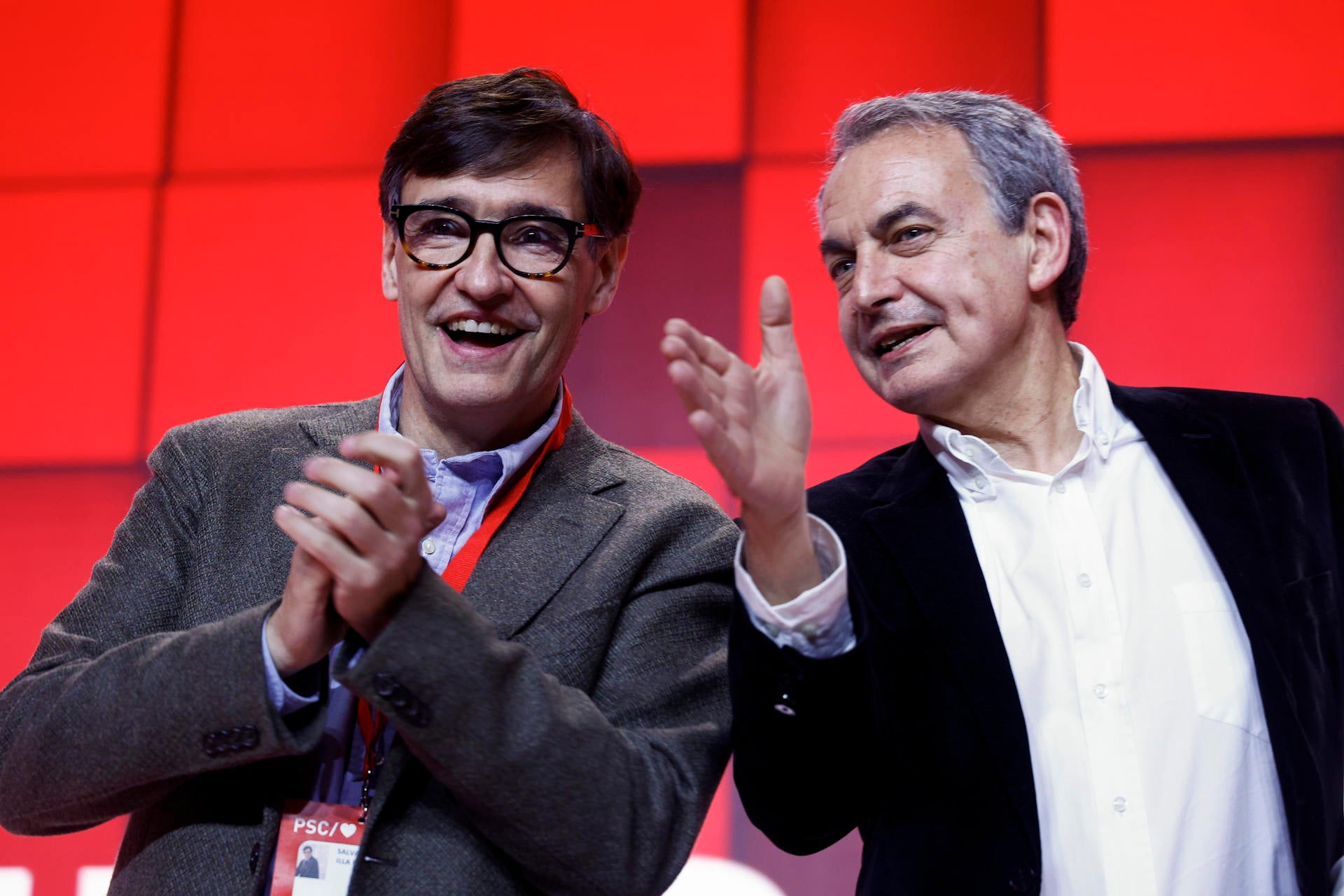 Zapatero elogia a Illa y pronostica una victoria socialista el 12M Zapatero elogia a Illa y pronostica una victoria socialista el 12M