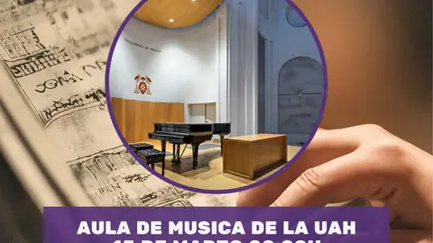 El Coro de la Universidad de Alcalá y el Ensamble de la Big Band alcalaína organizan esta tarde un concierto solidario en favor de AFA Alcalá Cartel del concierto benéfico organizado por el Coro de la Universidad de Alcalá y el Ensamble de la Big Band de Alcalá