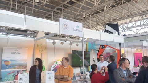 Stand de Fomento del Turismo de la isla de Ibiza en Touribisport