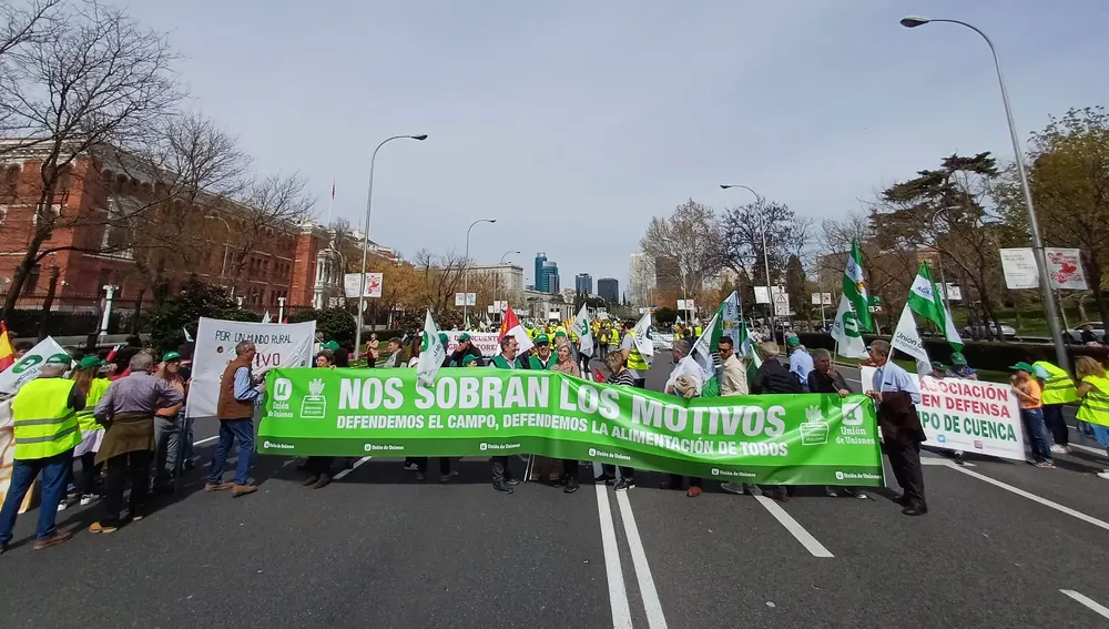 Los agricultores protestan en Madrid y piden al Gobierno nuevas medidas