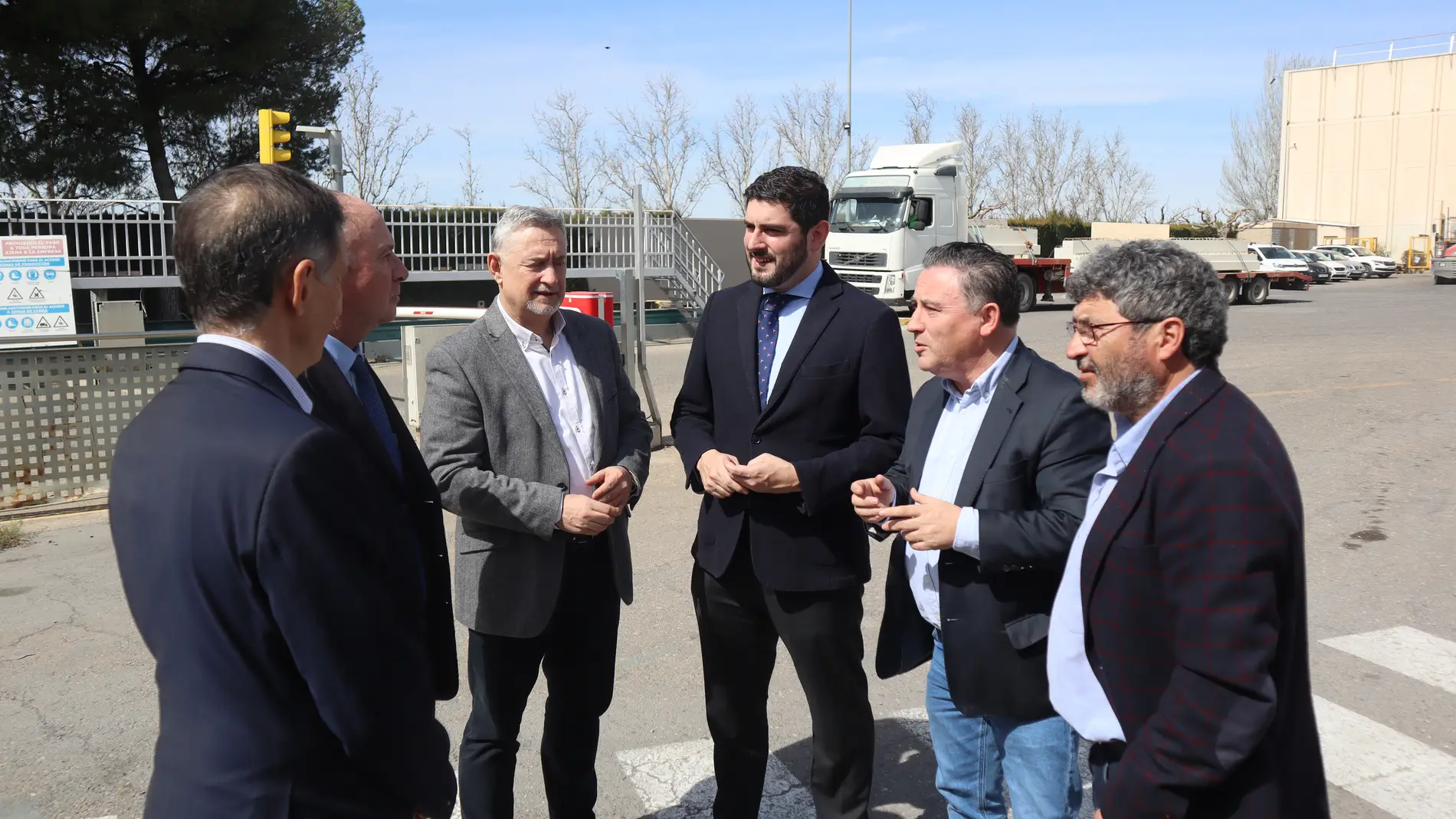 Los empresarios de Teruel se han reunido esta mañana con el vicepresidente del Gobierno de Aragón, Alejandro Nolasco