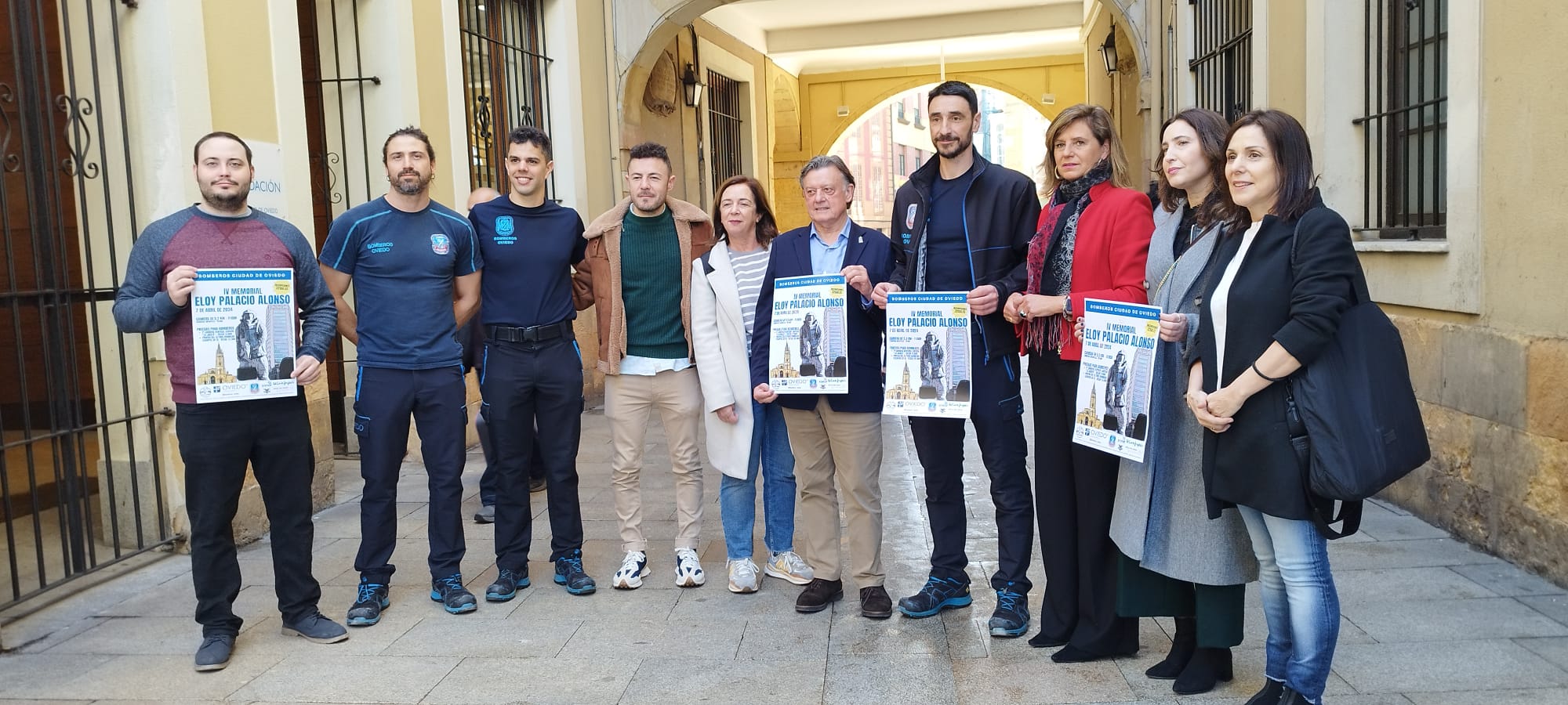 El cuerpo de Bomberos de Oviedo realizará una carrera vertical en el edificio de la Jirafa como homenaje a Eloy Palacio Alonso El cuerpo de Bomberos de Oviedo realizará una carrera vertical en el edificio de la Jirafa como homenaje a Eloy Palacio Alonso