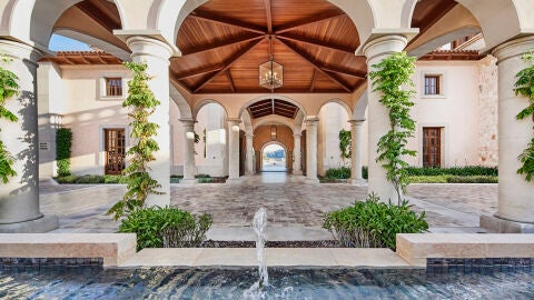 Entrada del Hotel Cap Vermell en Canyamel, Capdepera (Mallorca)