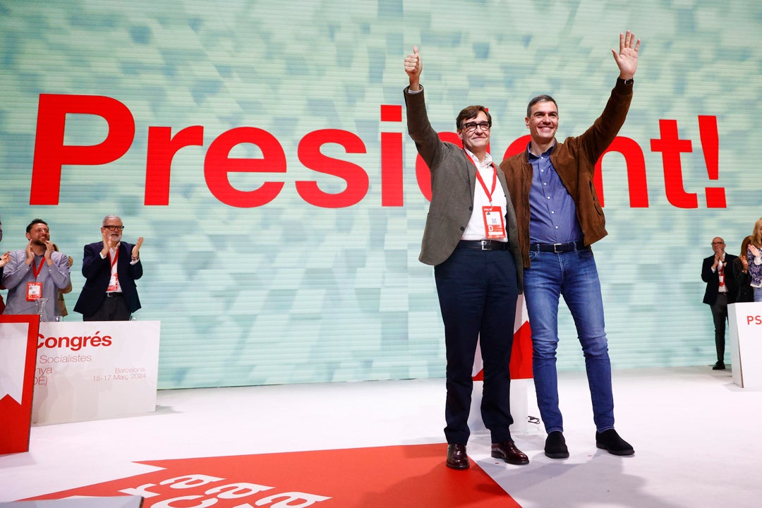 Salvador Illa ganaría las elecciones catalanas y Puigdemont superaría a ERC Salvador Illa ganaría las elecciones catalanas y Puigdemont superaría a ERC